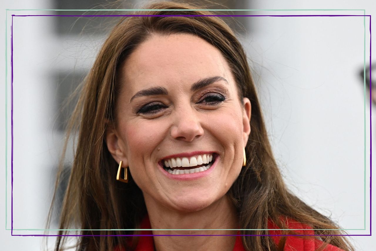 Princess Catherine&#039;s adorable moment revealed, seen here during her visit to the RNLI (Royal National Lifeboat Institution) Holyhead Lifeboat Station in Anglesey