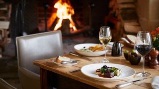The Barn at Coworth Park serves brasserie-style dishes