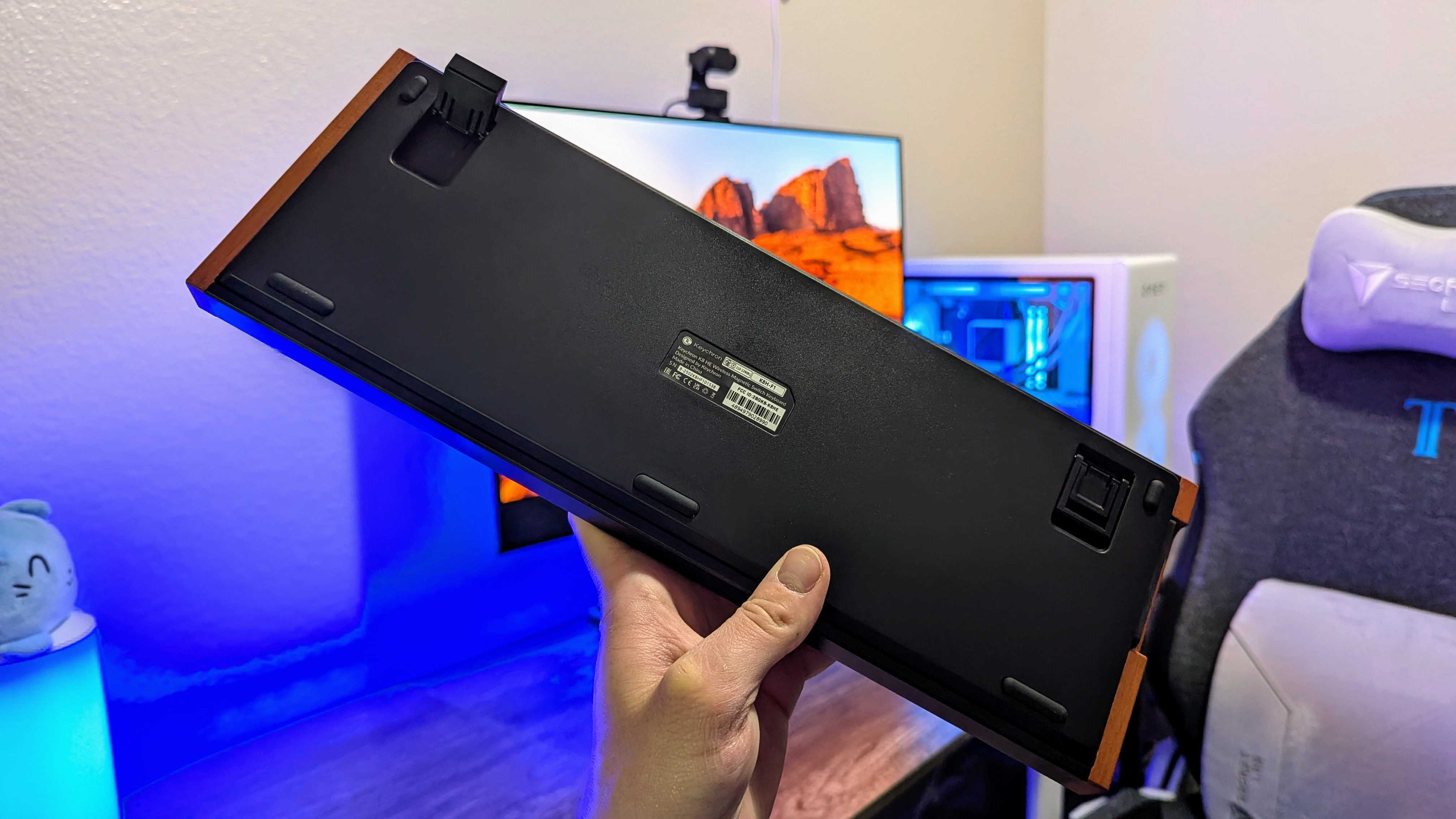 Image of the Keychron K8 HE wireless keyboard.