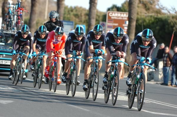 Team Sky came in well down in 9th.