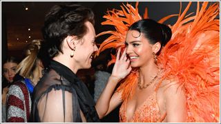 Harry Styles and Kendall Jenner attend The 2019 Met Gala Celebrating Camp: Notes on Fashion at Metropolitan Museum of Art on May 06, 2019 in New York City.
