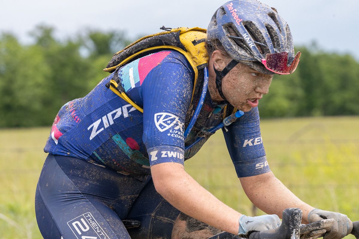 Melisa Rolins (Salt Lake City, UT) was all business as a fourth place in the Unbound Gravel event lifted her into 3rd in the Lifetime Grand Prix