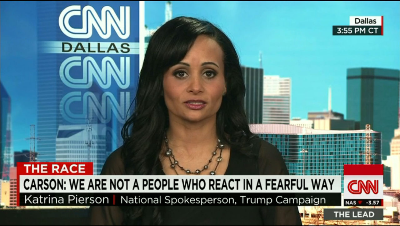 Trump campaign spokesperson Katrina Pierson