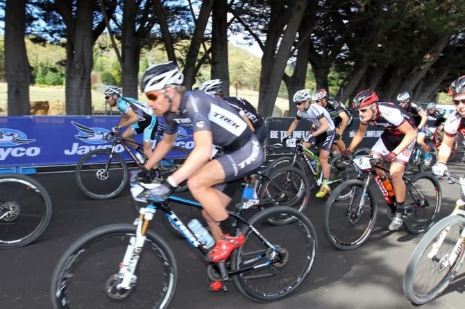 The elite men are off