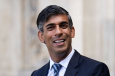 British former Prime Minister Rishi Sunak at the 84th anniversary of the Battle of Britain