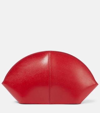 Mel Polished Leather Clutch