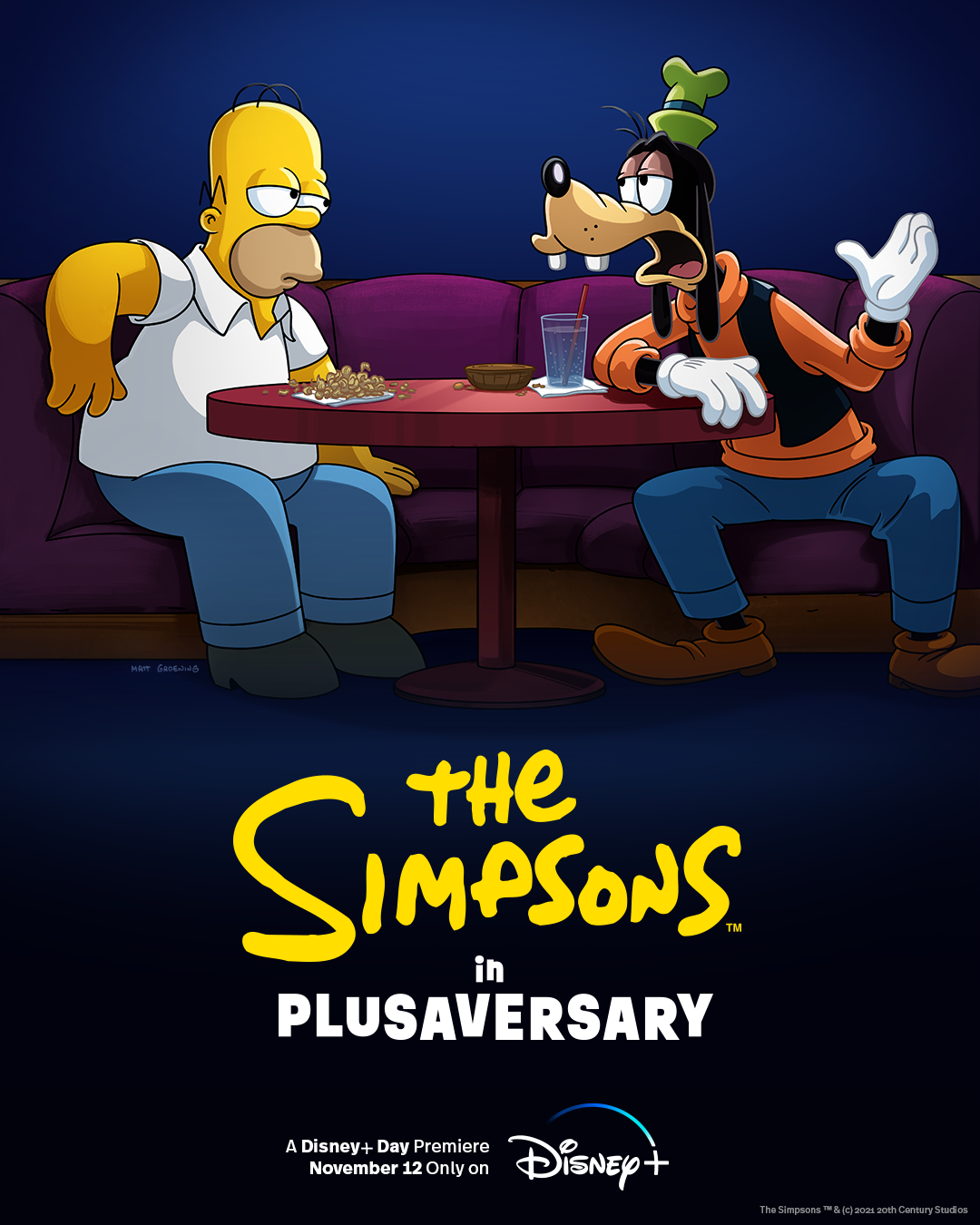The Simpsons in Plusaversary Disney Plus