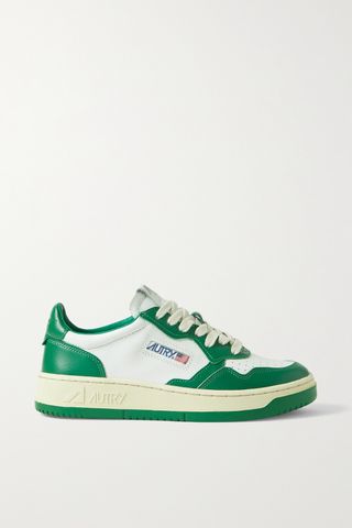 Medalist Low Two-Tone Leather Sneakers