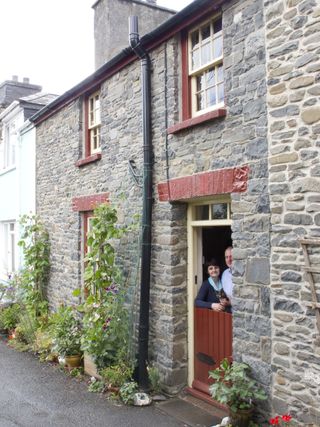 exterior of welsh cottage