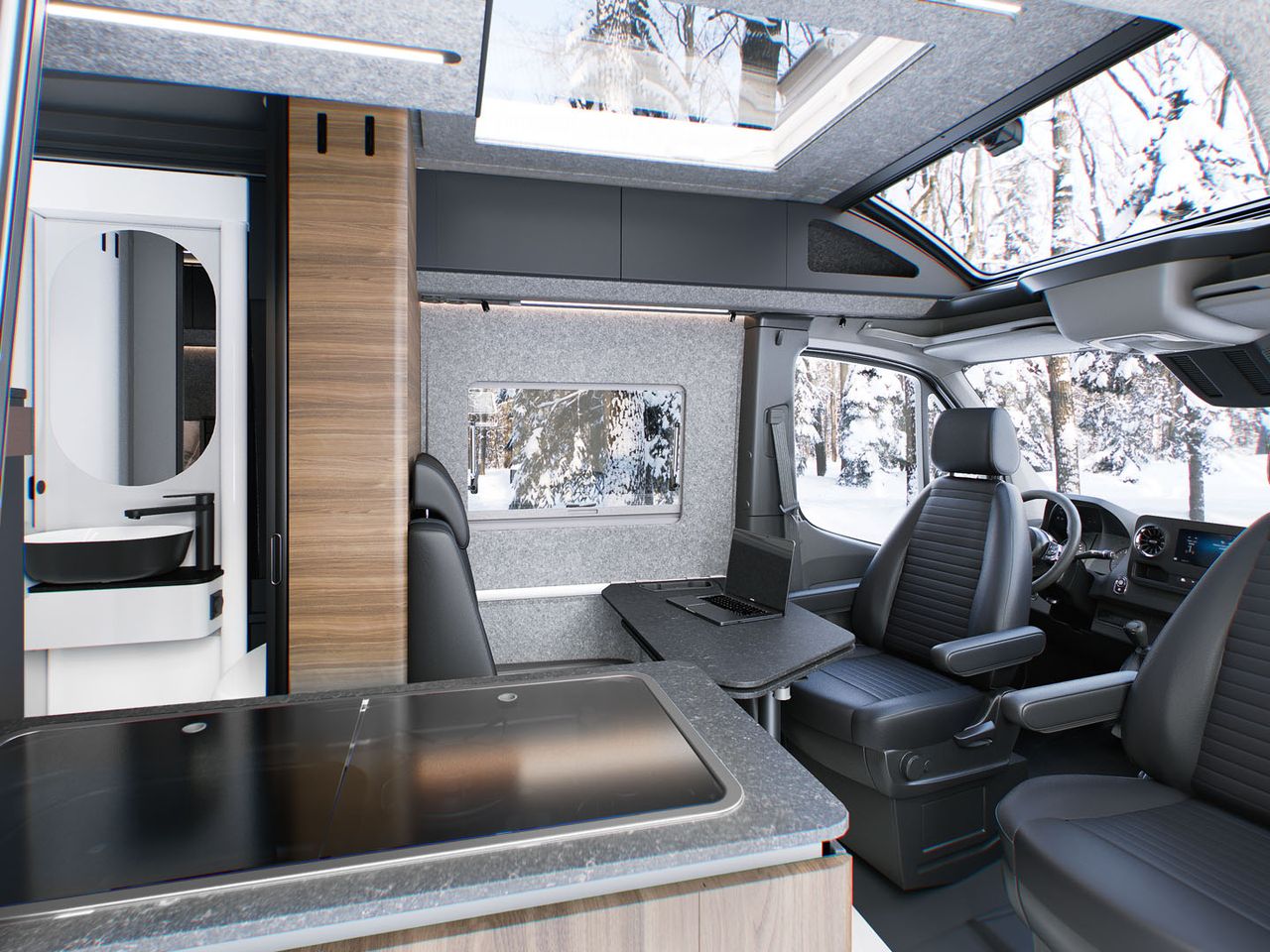 On board the Adria Supertwin 4x4