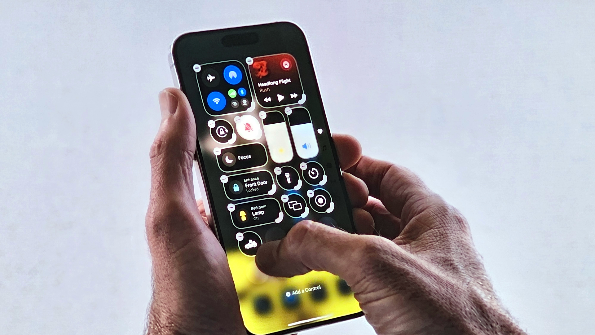 iOS 18 Control Center