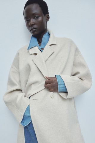 Wool-Blend Coat