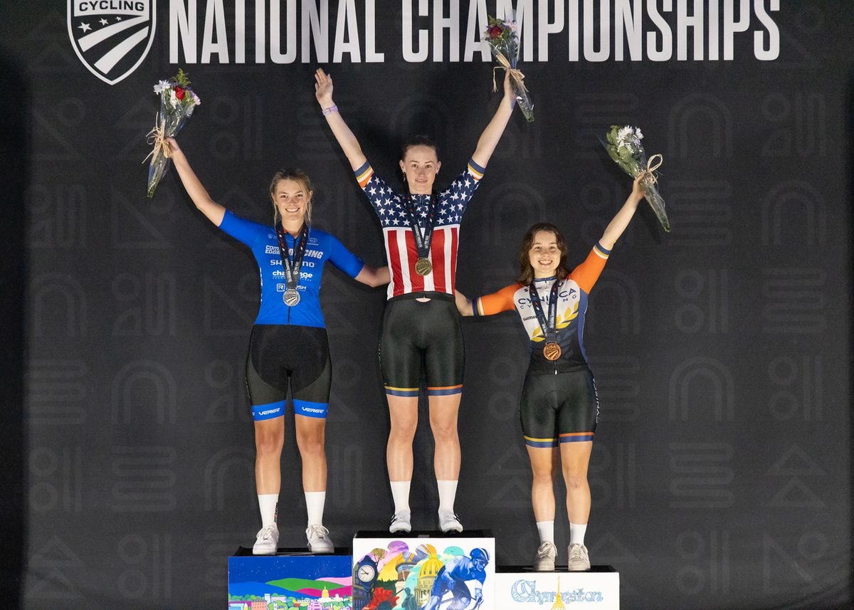 Women's U23 Podium.