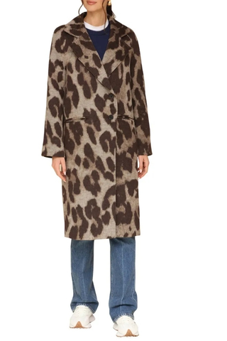 Leopard Print Walker Coat