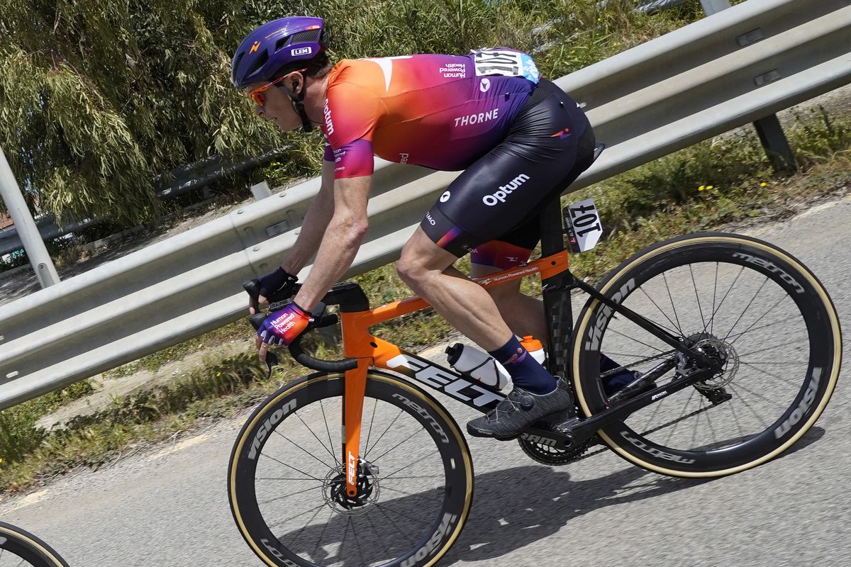 Ben King in action at the Giro di Sicilia