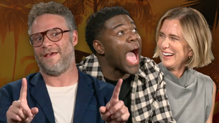 Seth Rogen, Kristen Wiig and Sam Richardson talk about their new animated Amazon Prime series, 'Sausage Party: Foodtopia.'