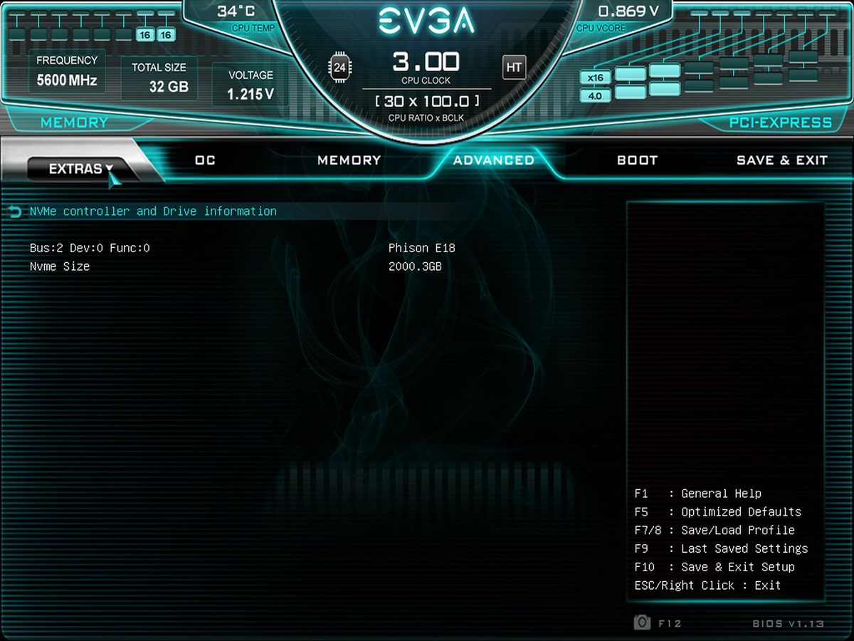 BIOS - EVGA Z790 Dark Kingpin
