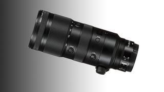 Nikon Z 70-200 f/2.8 lens against a graded background