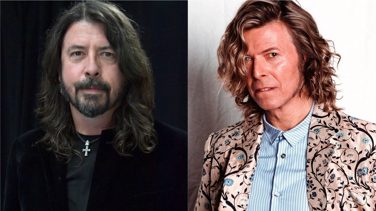 Dave Grohl and David Bowie