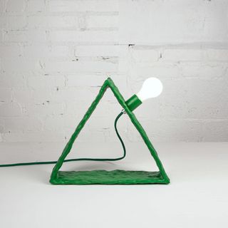 'Green Triangle Lamp', by Katie Stout, with Sean Gerstley
