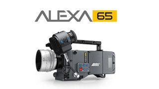 An Arri Alexa 65 on a white backdrop