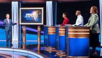 Ken Jennings, James Holzhauer, Yogesh Raut and Amy Schneider on Jeopardy Masters