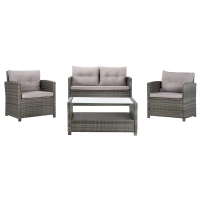 Anyuta Outdoor Seating Group with Cushions