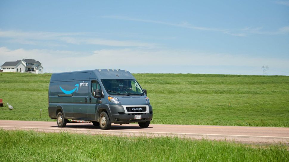 Amazon Prime delivery van