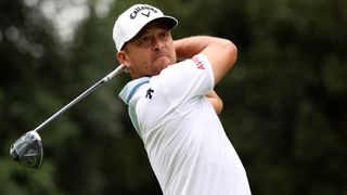 Xander Schauffele takes a shot at the Zozo Championship