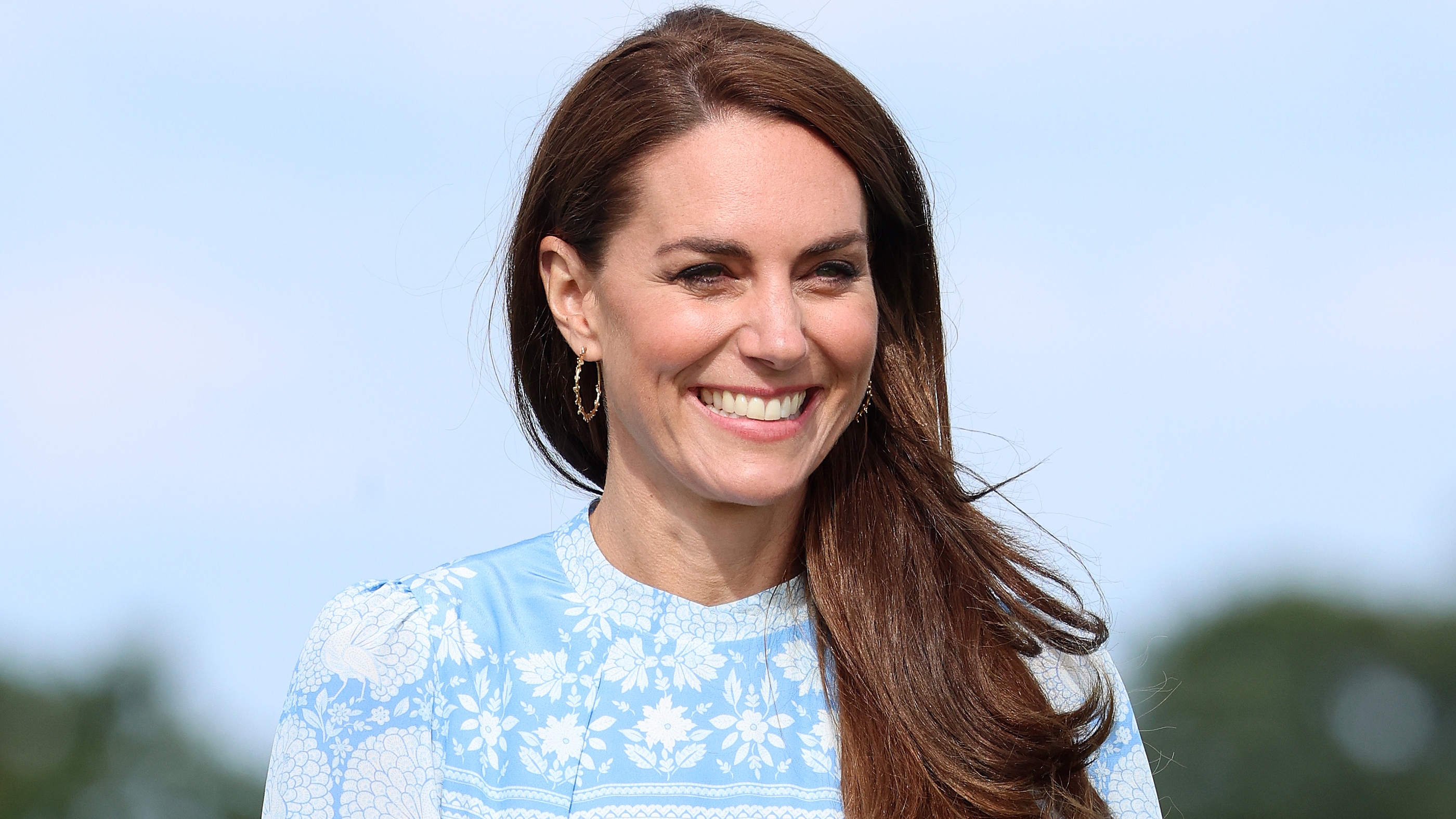 Catherine, Princess of Wales after the Royal Charity Polo Cup 2023 at Guards Polo Club 