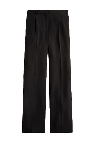 Wide-Leg Essential Pant in City Crepe (Was $168) 