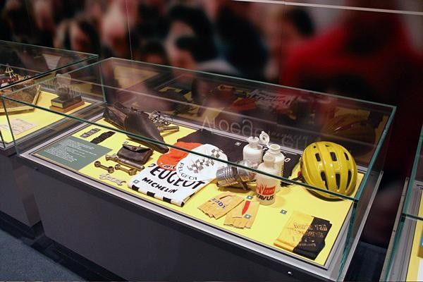 The museum is full of memorabilia from cycling's golden age.