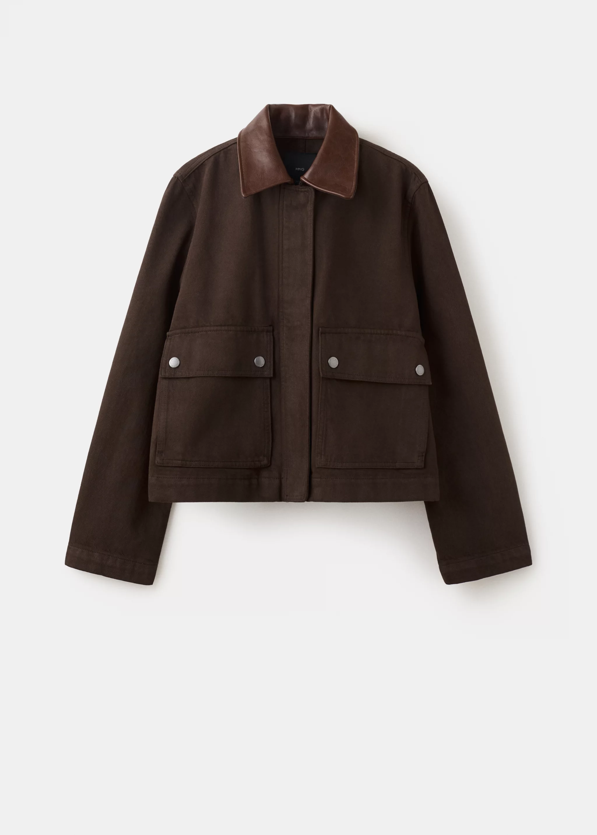 Denim Barn Jacket With Contrasting Collar - Women | Mango Usa