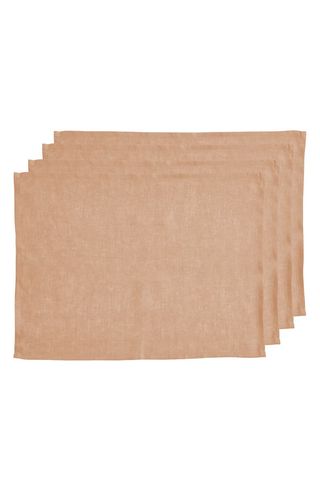 4-Pack Linen Placemats