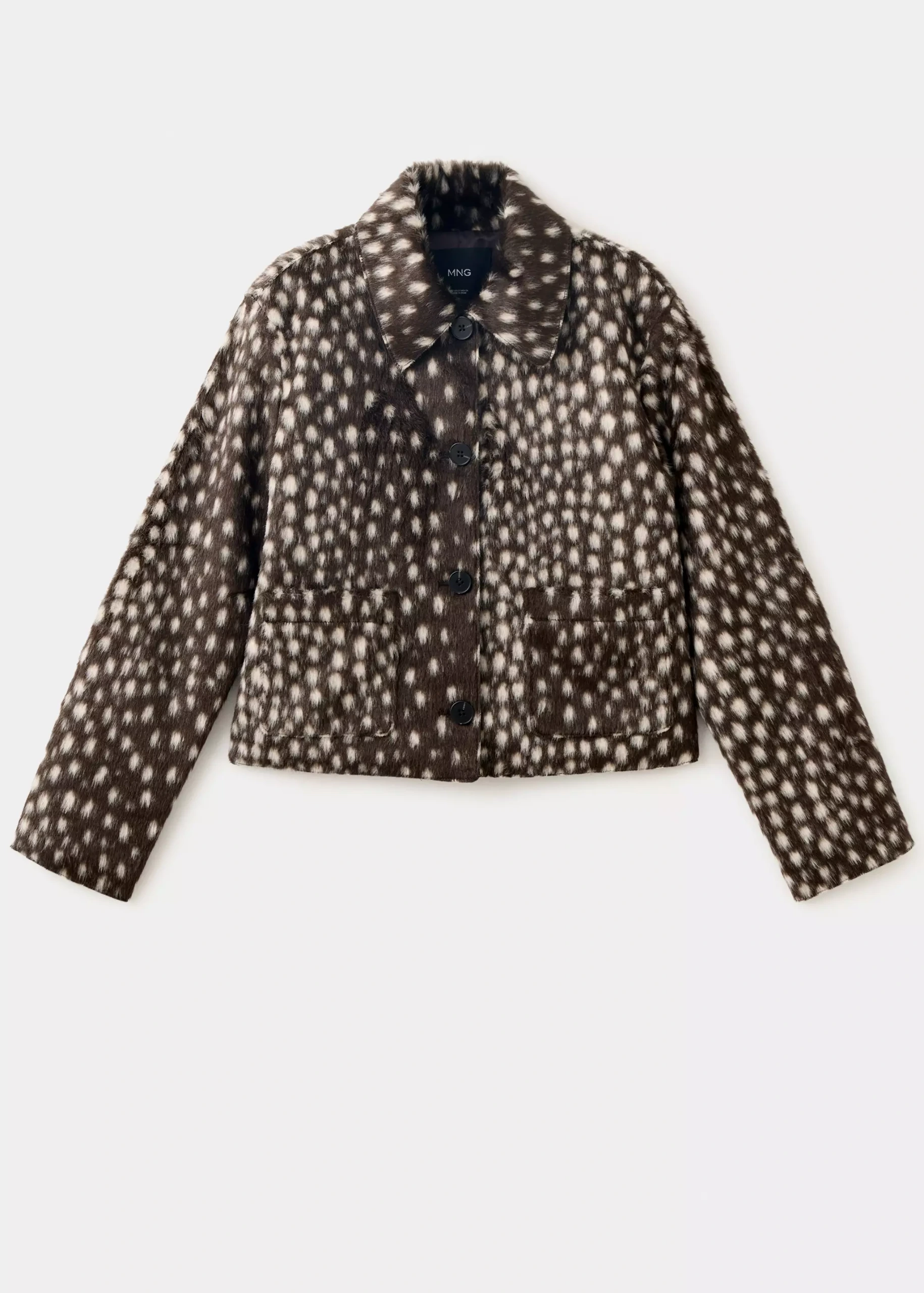 Brushed-Finish Bambi Jacket - Women | Mango Usa