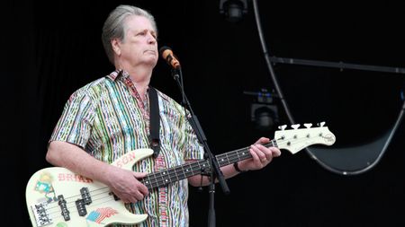 Musician Brian Wilson of The Beach Boys performs onstage during Day 4 of Bonnaroo 2012 on June 10, 2012 in Manchester, Tennessee. 