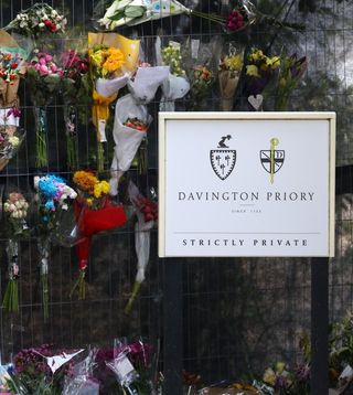 Floral tributes at Sir Bob Geldof's house after Peaches' death