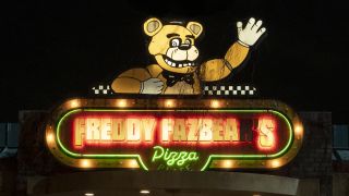 Freddy Fazbear Pizza sign from Five Nights at Freddy's Movie