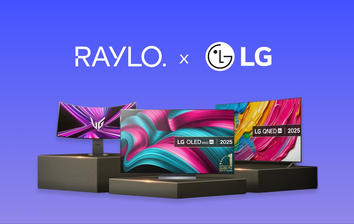 Key art for the LG and Raylo subscription service