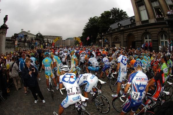 The peloton stared down the barrel of dark clouds and a tricky finish in Spa.