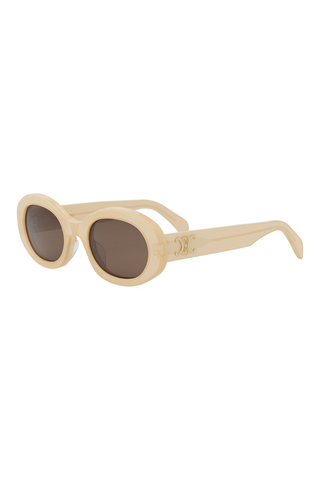 Celine Triomphe 52mm Oval Sunglasses