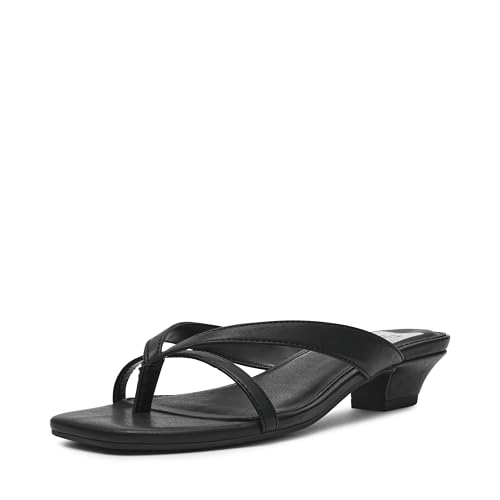 Dolce Vita Dv Women's Bex Heeled Sandal, Black Smooth, 9.5