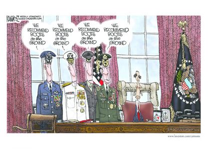 Obama cartoon Iraq ISIS