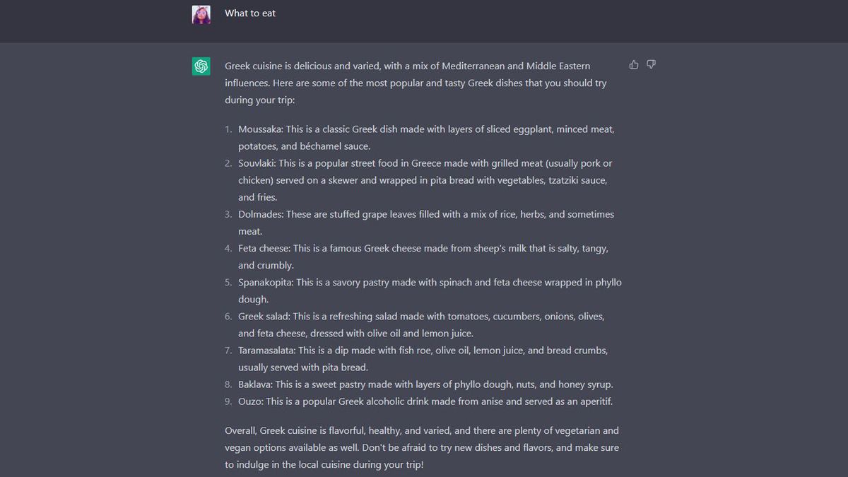 I asked ChatGPT to plan my vacation