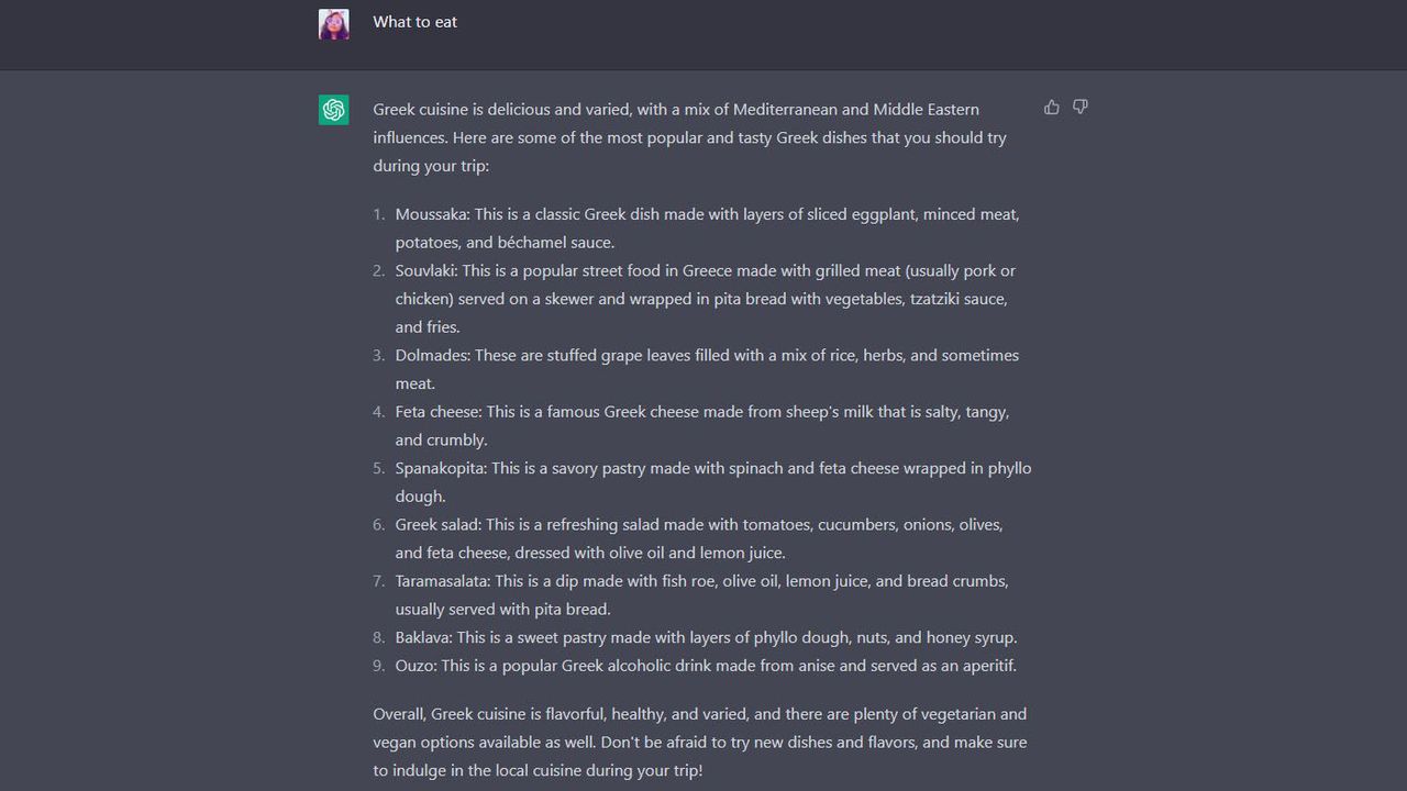 I asked ChatGPT to plan my vacation