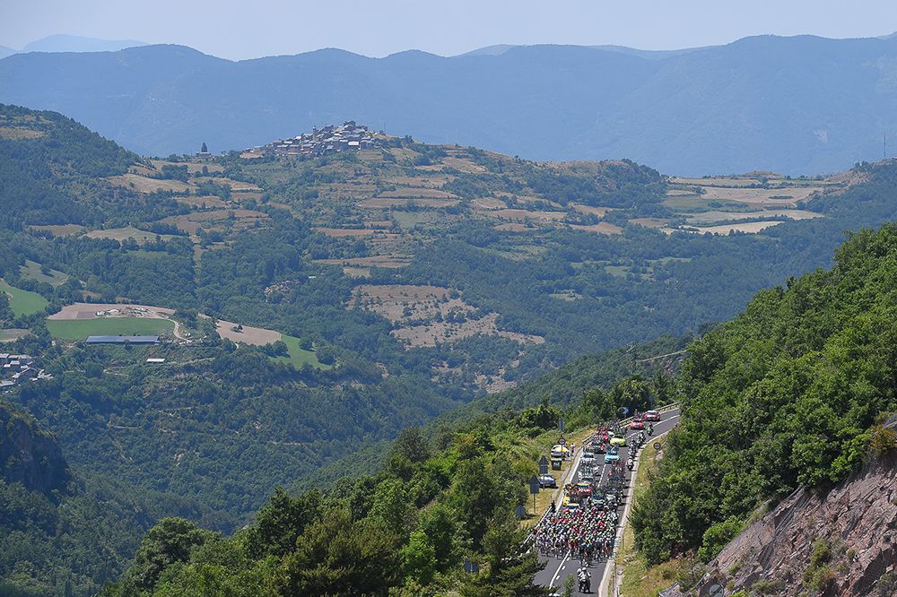 Another tough day in the Pyrenees for the 2016 peloton