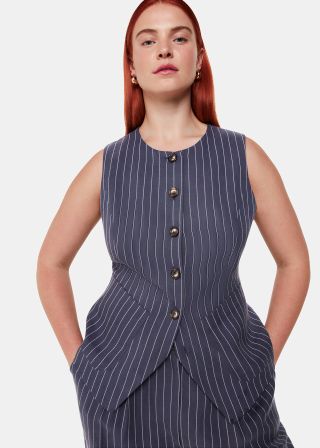 Lottie Pinstripe Waistcoat