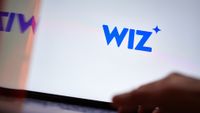 Wiz logo pictured on a laptop screen.