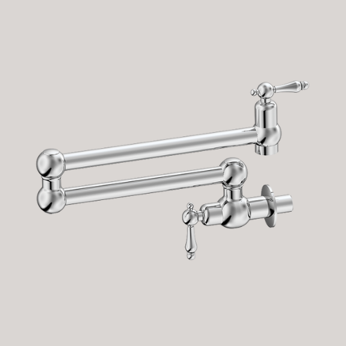 Victorian Plumbing, Chatsworth Traditional Wall Mounted Pot Filler Kitchen Tap