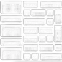 Vtopmart 25-pcs Clear Drawer Organizers Vtopmart 25-pcs Clear Drawer Organizers